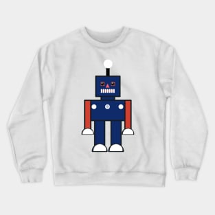 Animated cartoon robot pattern Crewneck Sweatshirt